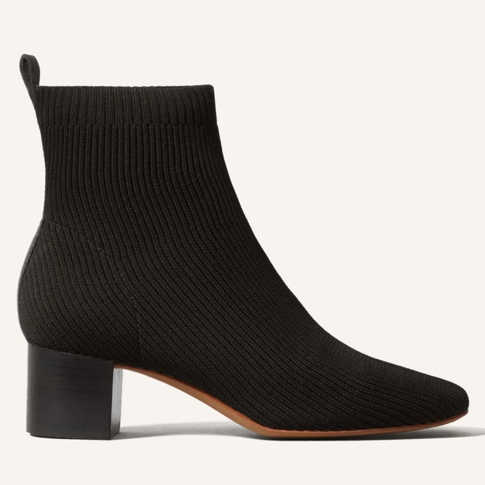 Everlane The Glove Boot Made Of Textured Reknit Fabric 9